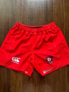 Women’s small Red Rugby Training Shorts